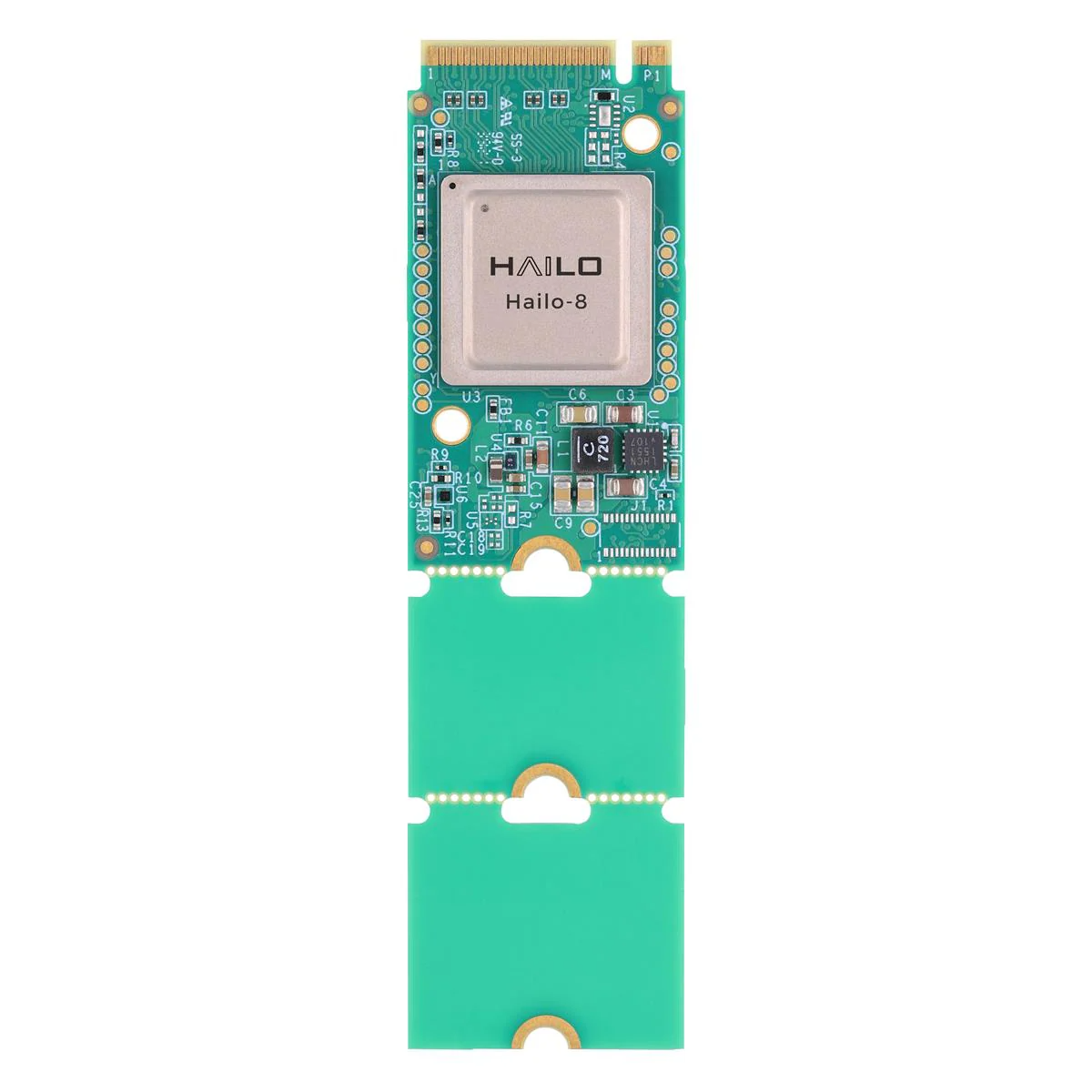 Прискорювач Hailo-8 PCIe To M.2 AI на 26TOPS AI, HM218B1C2FAE Прискорювач Hailo-8 PCIe To M.2 AI на 26TOPS AI, HM218B1C2FAE