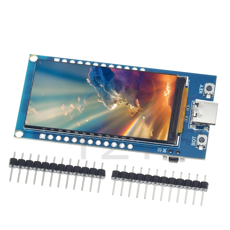 Налагоджувальний модуль ESP32-S3 з індикатором 1.9 Inch IPS Налагоджувальний модуль ESP32-S3 з індикатором 1.9 Inch IPS
