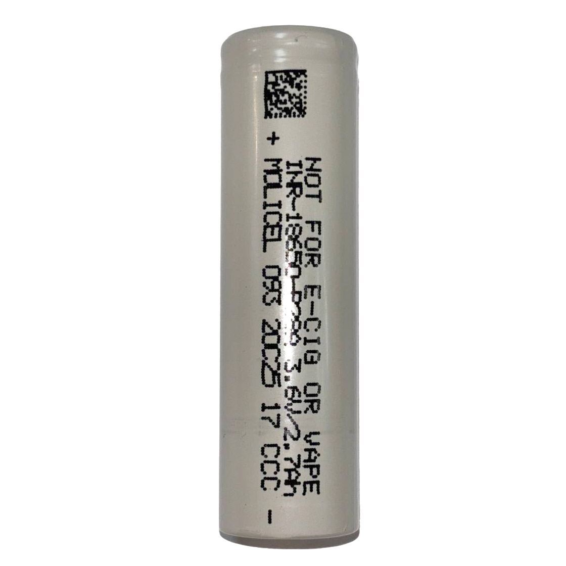 Li-Ion 2700мАг, 3,6В, 18650 (Molicel) літій-іонний акумулятор INR18650 P28A NOT for E-CIG