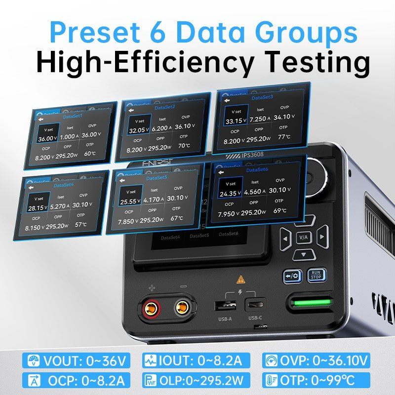 Лабораторний блок живлення 36V/8A IPS3608