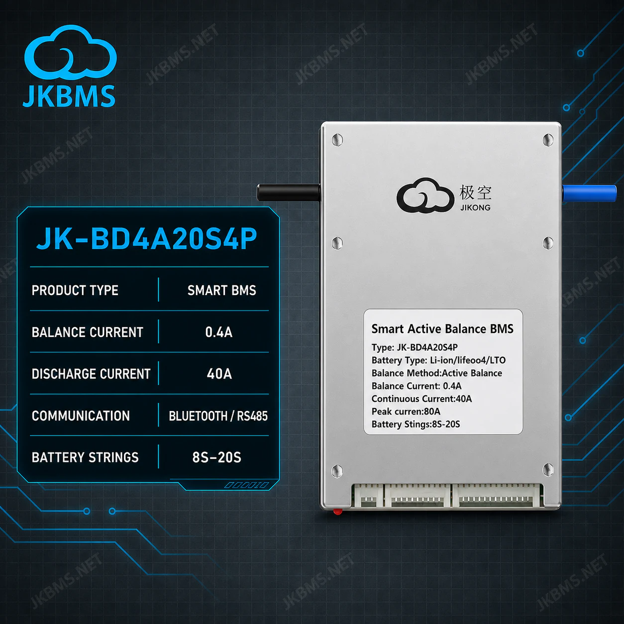 BMS JK-BD4A20S4P BMS JK-BD4A20S4P