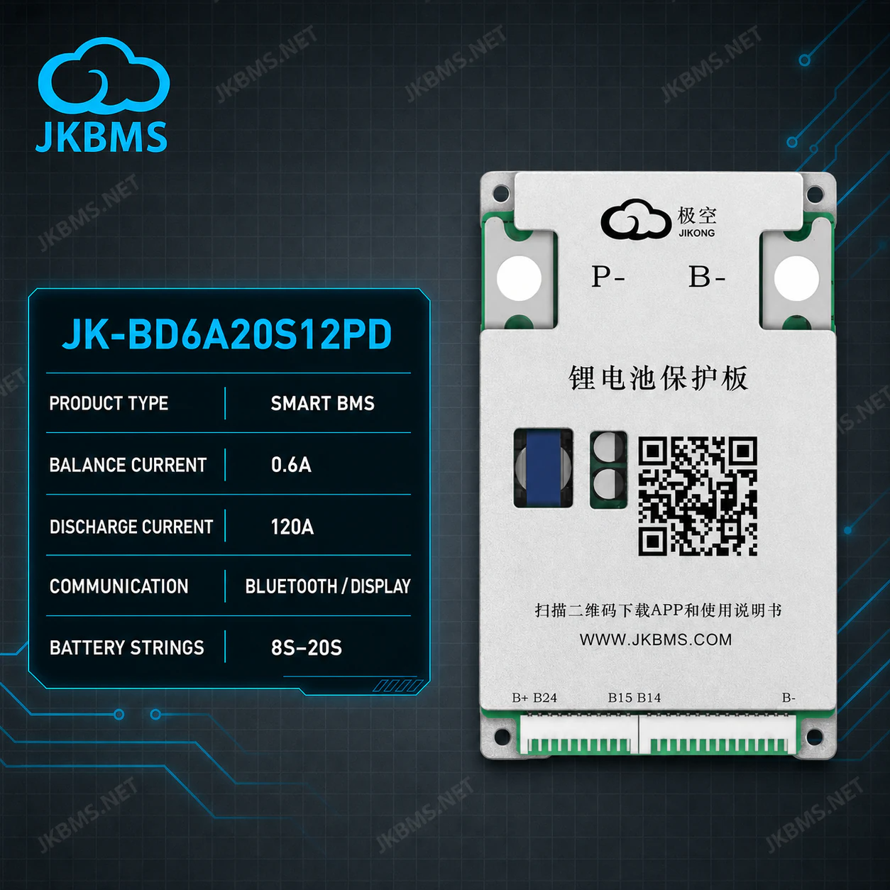 BMS JK-BD6A20S12PD BMS JK-BD6A20S12PD