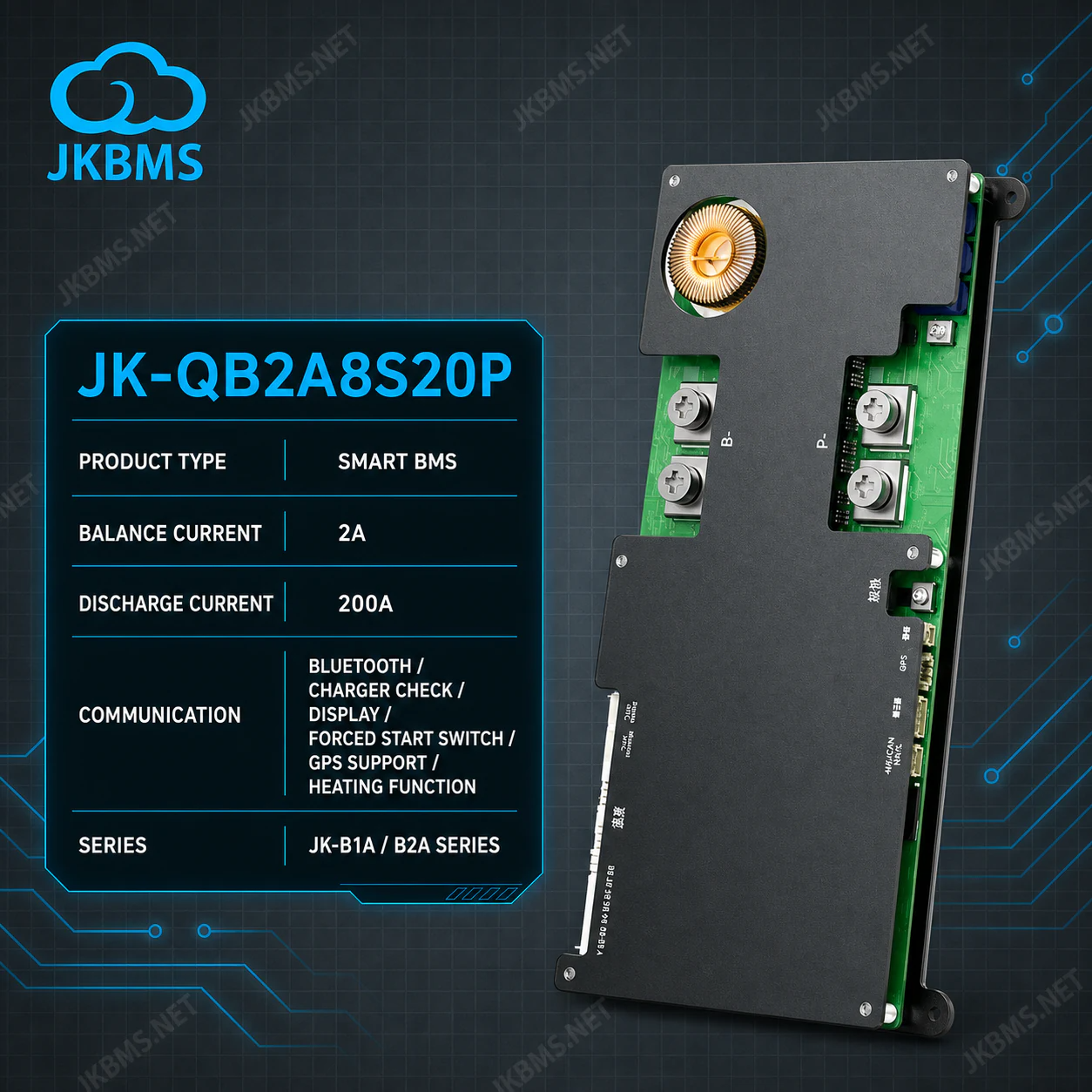 BMS JK-QB2A8S20P BMS JK-QB2A8S20P