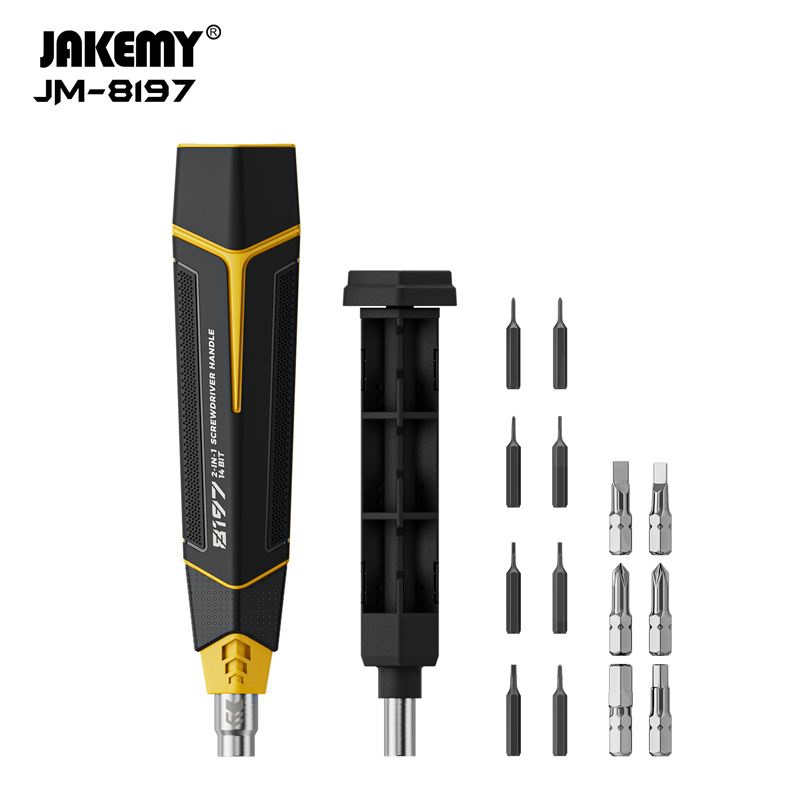 Набір (16в1) викрутка з бітами (JM-8197 – Jakemy)