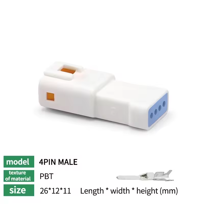 Роз'єм  JWPF 4pin "тато" з контактами