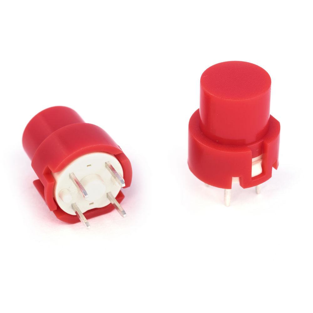 KS01-BV-RED (KS01-BV-R) Мікроперемикач; 1; SPST-NO; 0,01 A/35ВDC; THT; 1,2 М; О12мм KS01-BV-RED (KS01-BV-R) Мікроперемикач; 1; SPST-NO; 0,01 A/35ВDC; THT; 1,2 М; О12мм