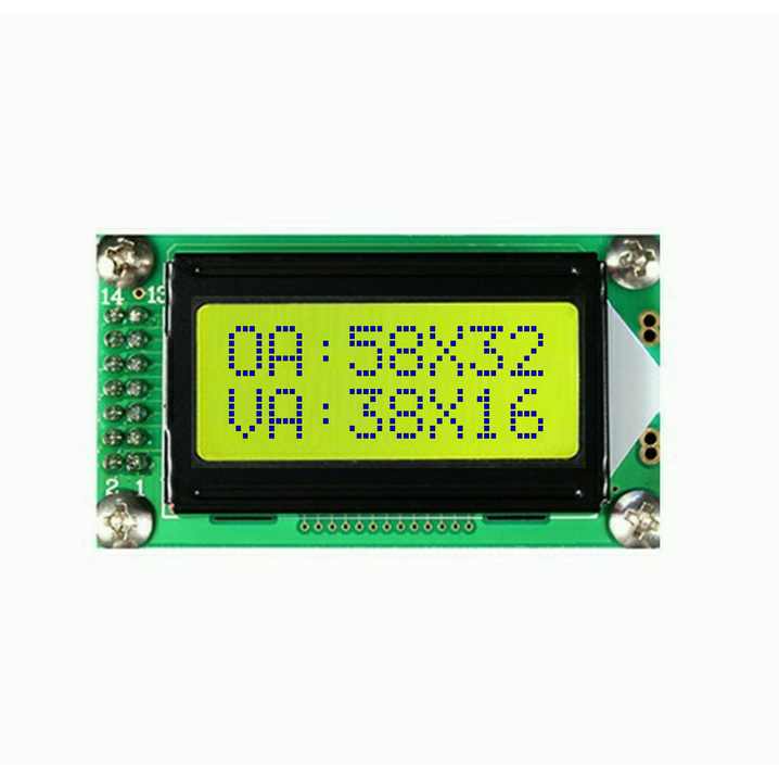 Дисплей LCD0802 8x2 Dots With Backlight Green з підтримкою Кирилиці Дисплей LCD0802 8x2 Dots With Backlight Green з підтримкою Кирилиці