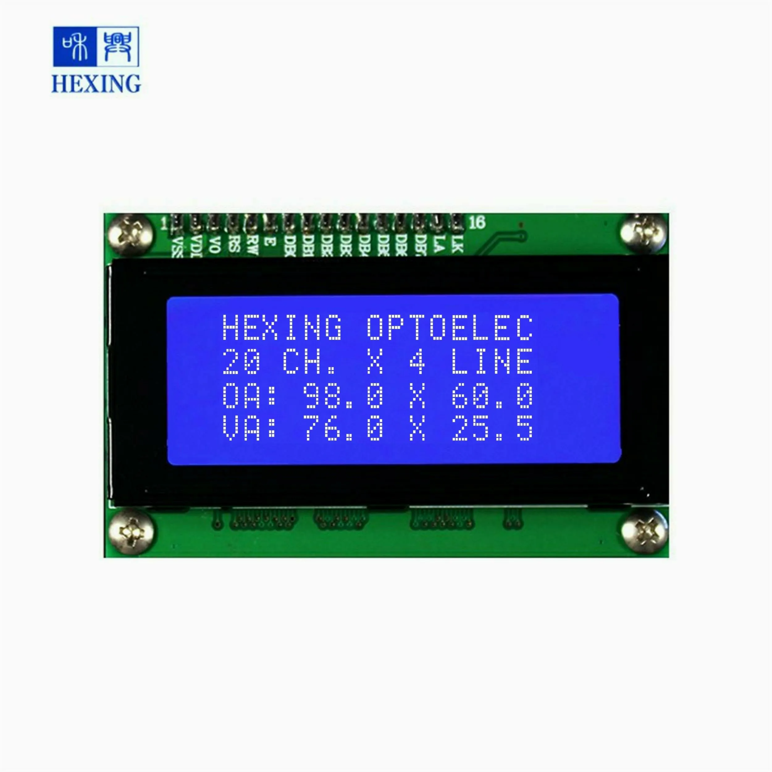 Дисплей LCD2004 Dots With Backlight Blue з підтримкою Кирилиці Дисплей LCD2004 Dots With Backlight Blue з підтримкою Кирилиці