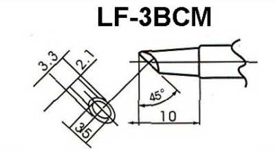 AOYUE  WQ-3BCM (жало для безсвинцевого паяльника)