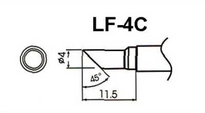 WQ-4C (жало для безсвинцевого паяльника)