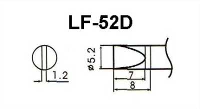 AOYUE WQ-52D (LF-52D) (жало для безсвинцевого паяльника)