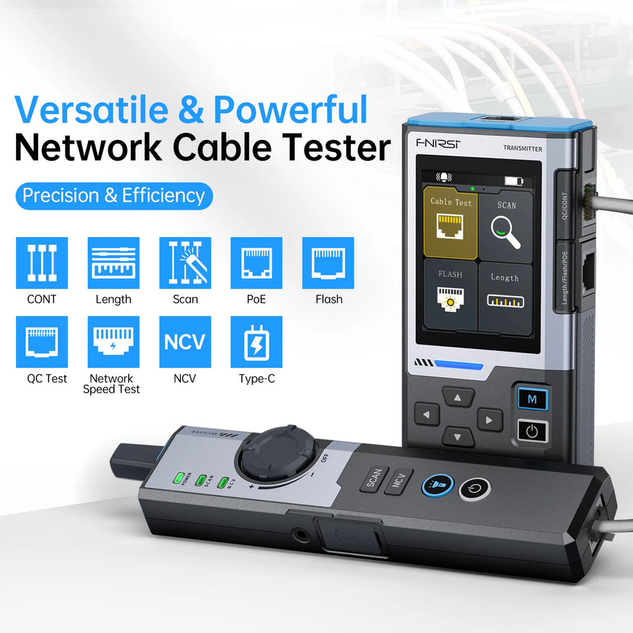 Тестер витої пари LPM-10A (FNIRSI) Тестер витої пари LPM-10A (FNIRSI)