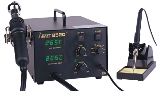 Паяльна станція LUKEY-852D+ з паяльником (842259) Паяльна станція LUKEY-852D+ з паяльником (842259)