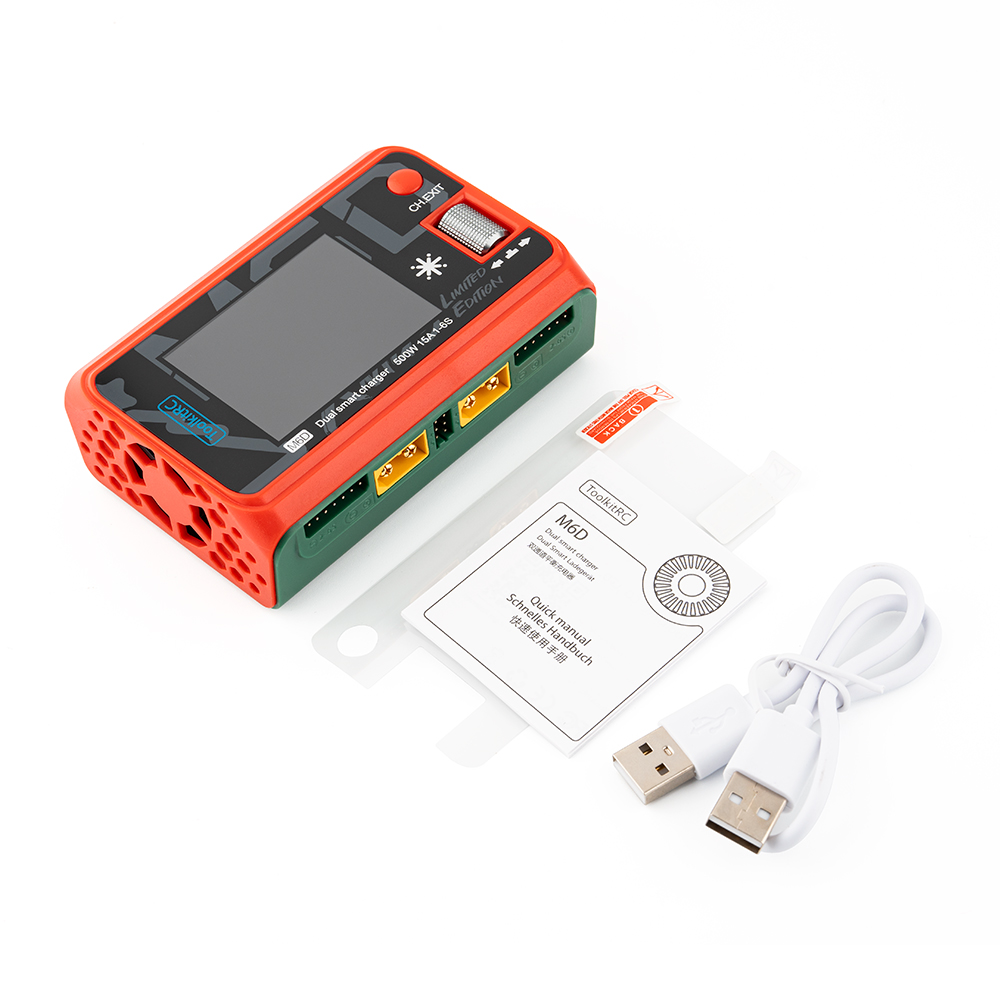 M6D X'Mas edition 500W 15A 1-6S DC Dual TK13900 зарядний пристрій