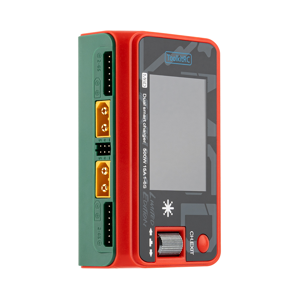 M6D X'Mas edition 500W 15A 1-6S DC Dual TK13900 зарядний пристрій