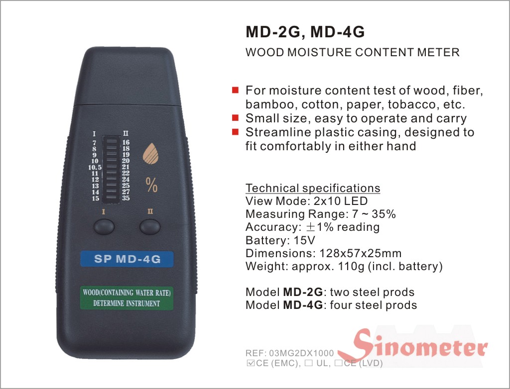 Тестер вологості MD-4G