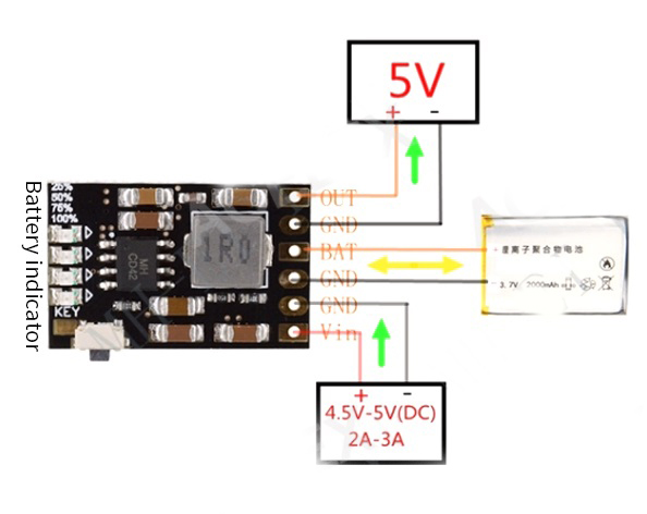 Модуль заряду/розряду MH-CD42 5V 2A для Li-ion акумуляторів