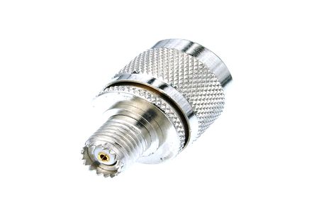Перехідник MINI UHF-розетка N-вилка (MU-012 TGN) (ВЧ-перехідник) Перехідник MINI UHF-розетка N-вилка (MU-012 TGN) (ВЧ-перехідник)