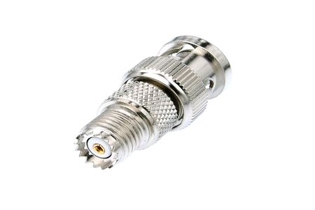 Перехідник MINI UHF-розетка BNC-вилка (MU-013 TGN) (ВЧ-перехідник) Перехідник MINI UHF-розетка BNC-вилка (MU-013 TGN) (ВЧ-перехідник)
