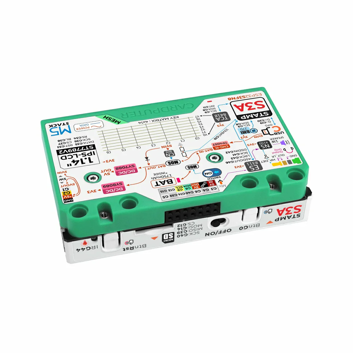 Комплект портативного термінала зв'язку Cardputer Mesh Kit for Meshtastic (ESP32-S3) Комплект портативного термінала зв'язку Cardputer Mesh Kit for Meshtastic (ESP32-S3)
