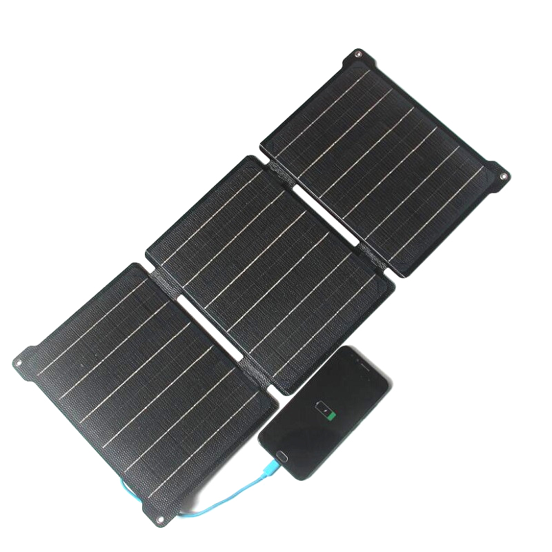 Портативний зарядний пристрій 21W 5V/12V на сонячних модулях (21W 5V/12V ETFE)