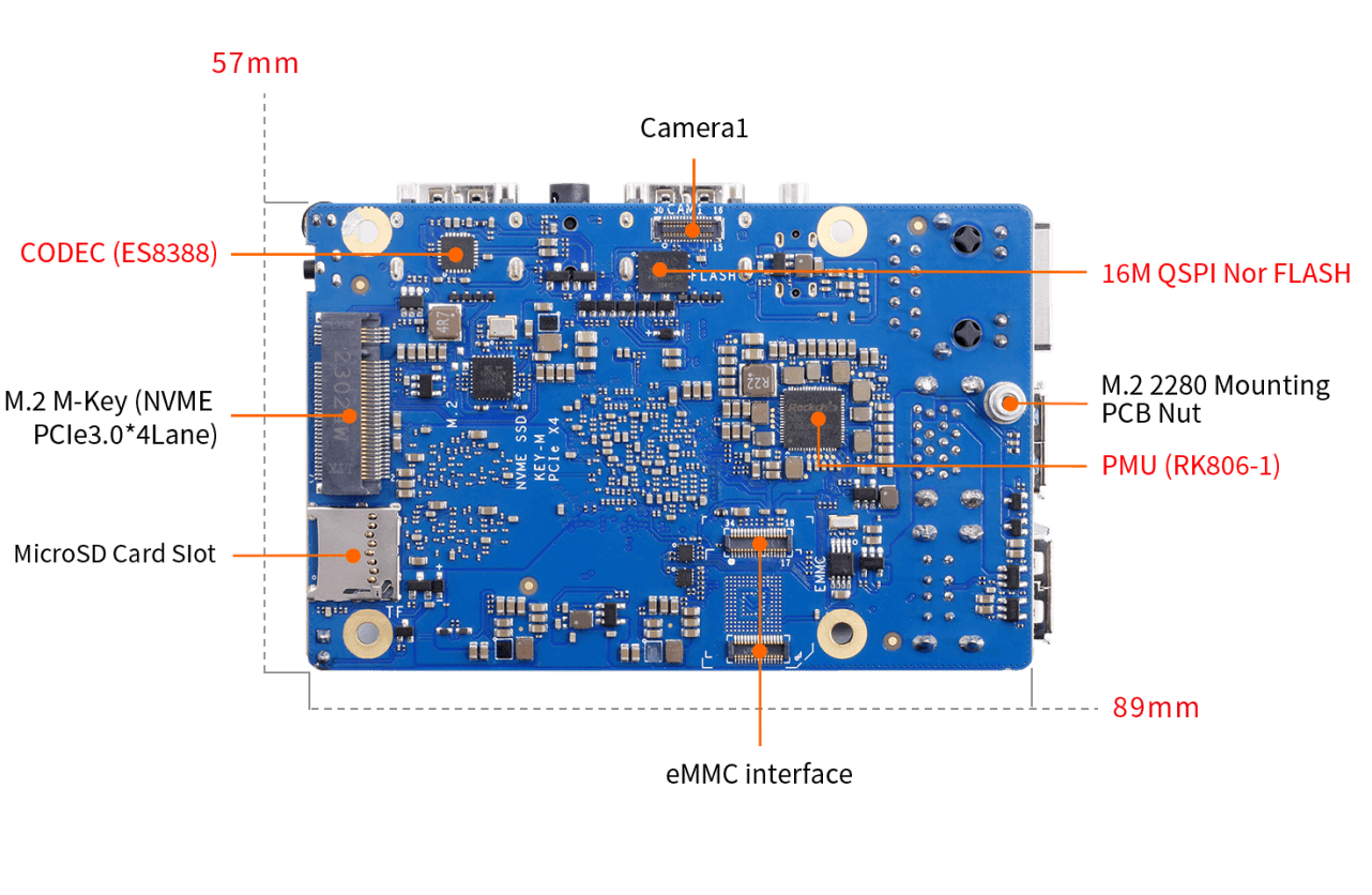 Мікрокомп'ютер Orange Pi 5 Max 16GB