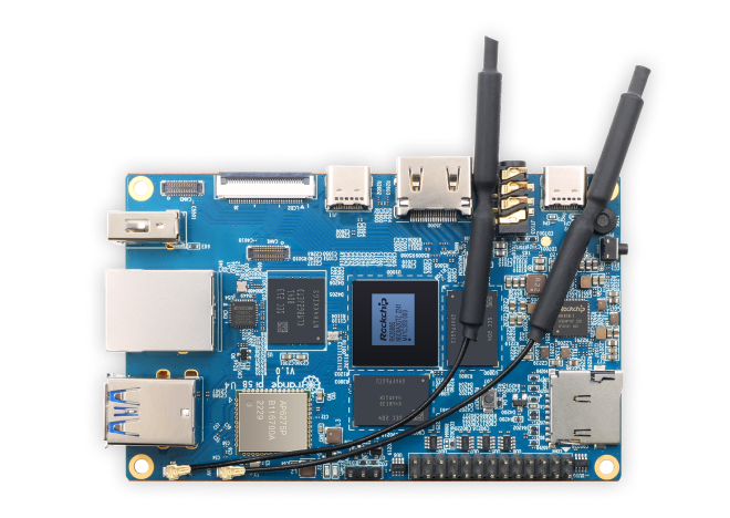 Мікрокомп'ютер Orange Pi 5B 16GB RAM+128GB eMMC