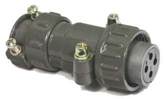P20K4Q (ШР20П4НШ8) розетка кабельная, контакт Cu+Ag P20K4Q (ШР20П4НШ8) розетка кабельная, контакт Cu+Ag