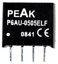 Блок живлення DC/DC 1W, Peak P6AU-0505ELF