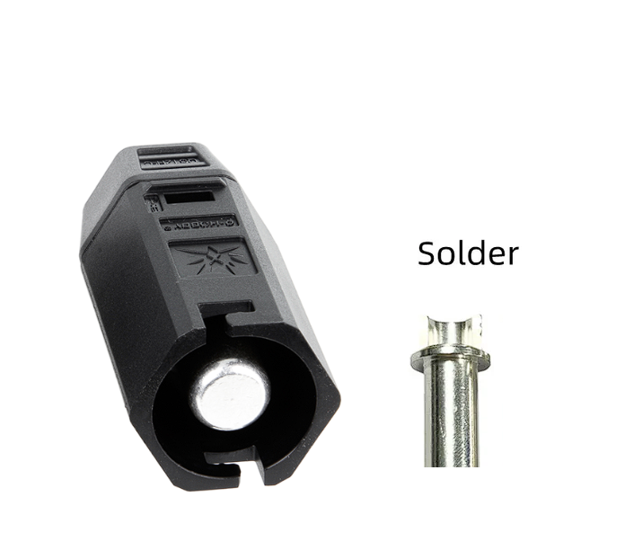 QS8H роз'єм (QS, тато, червоний, під пайку)