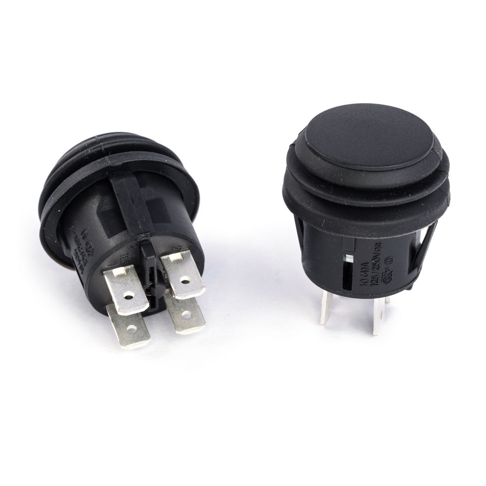 Кнопка R13527A202BB Sealed switch DPST OFF- (ON) black Кнопка R13527A202BB Sealed switch DPST OFF- (ON) black