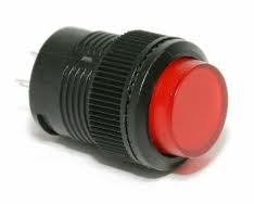 Кнопка R16-503 Red з фіксацією