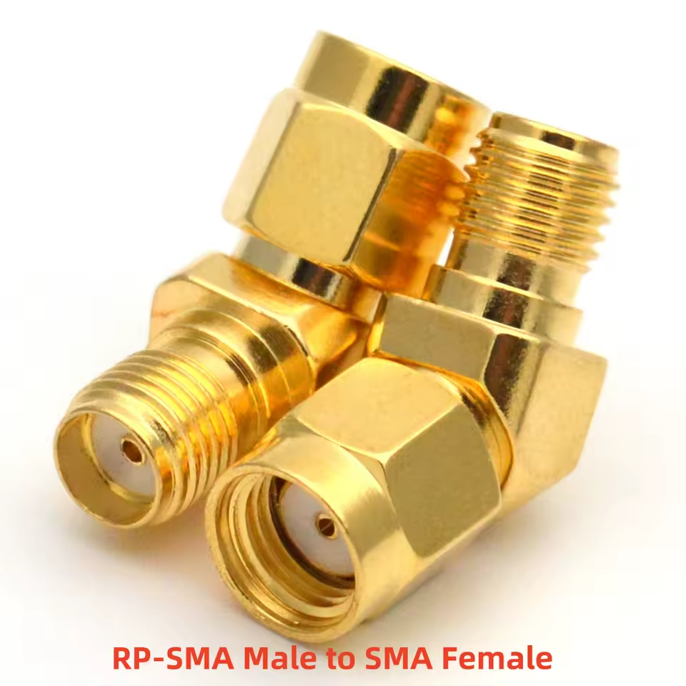 Перехідник 45° RPSMA male<->SMA female