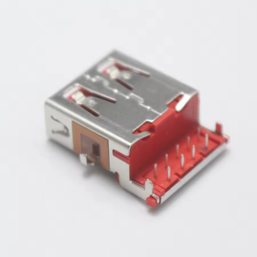 Гніздо горизонтальне Red Female USB 3.0 Гніздо горизонтальне Red Female USB 3.0