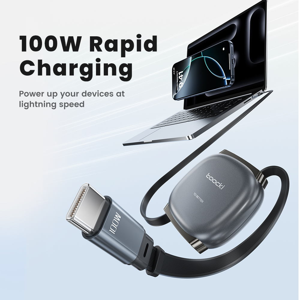 Провід USB type-C / USB type-C 100W 1м, в кейсі