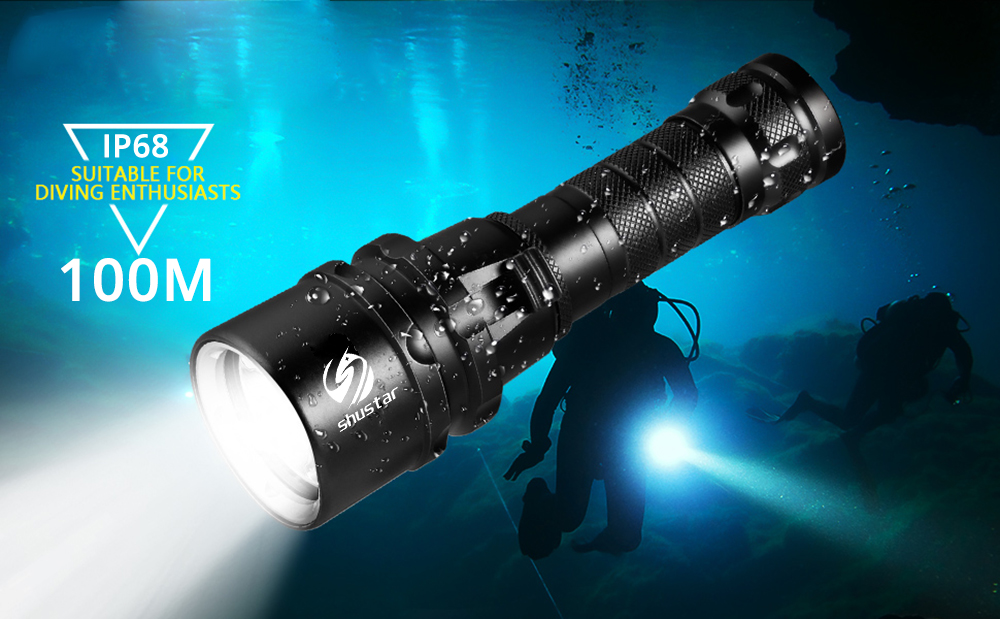 Над'яскравий ліхтарик водонепроникний Shustar S-108 L2-LED