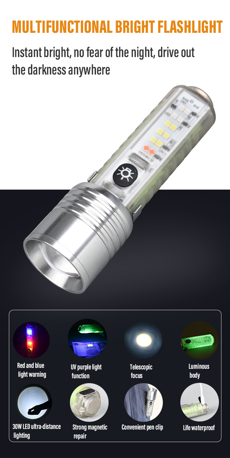 Портативний світлодіодний ліхтар S181-B-30W