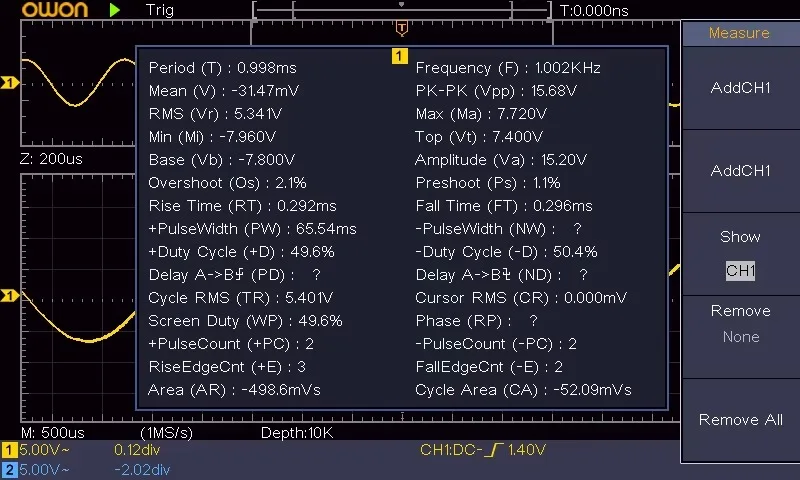 Цифровий осцилограф 2х канальный 100MhZ, SDS1102 Цифровий осцилограф 2х канальный 100MhZ, SDS1102
