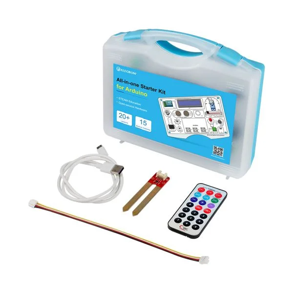 Набір All-in-one Starter Kit for Arduino Common Board Design Kit with 15 Sensors and 21 Lessons Набір All-in-one Starter Kit for Arduino Common Board Design Kit with 15 Sensors and 21 Lessons