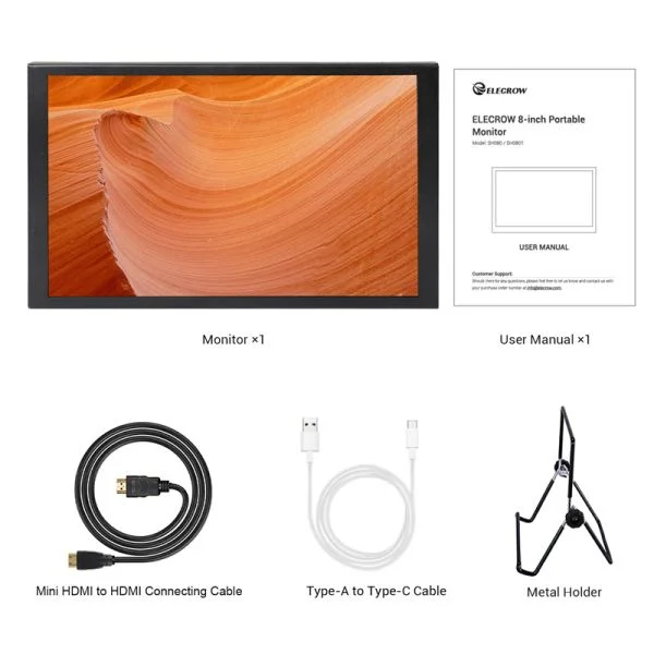 Дисплей сенсорний SH080T 8" IPS 1280x800