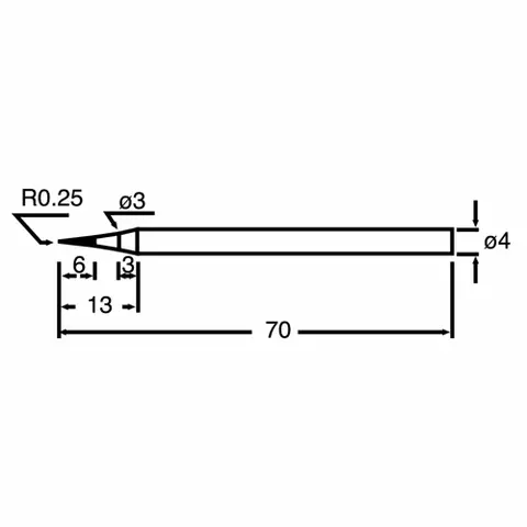 Pro'sKit SI-S120T-4SB (жало для паяльника 8PK-S120NB-30/40)