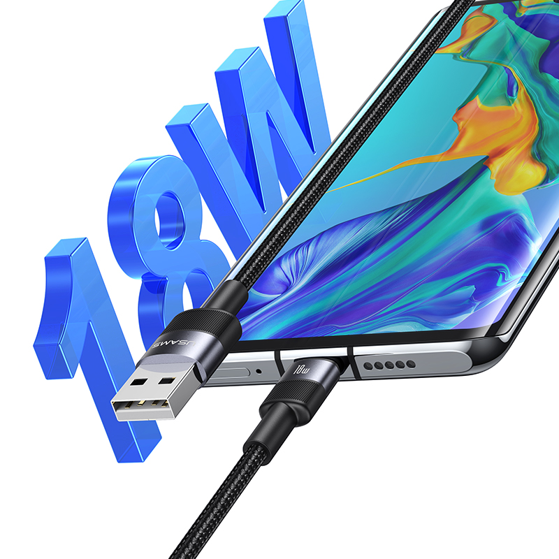 SJ718 Type-C 3A Aluminum Alloy Data Cable - SY Series 1.2m (SJ718USB01 Tarnish – USAMS)