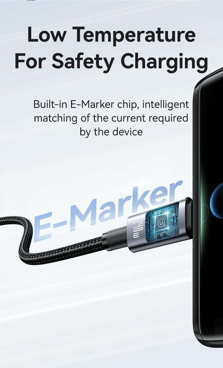 SJ737 240W 6 in 1 Fast charging Cable-Sufeng Series 1.2m (SJ737USB01 Tarnish – USAMS)