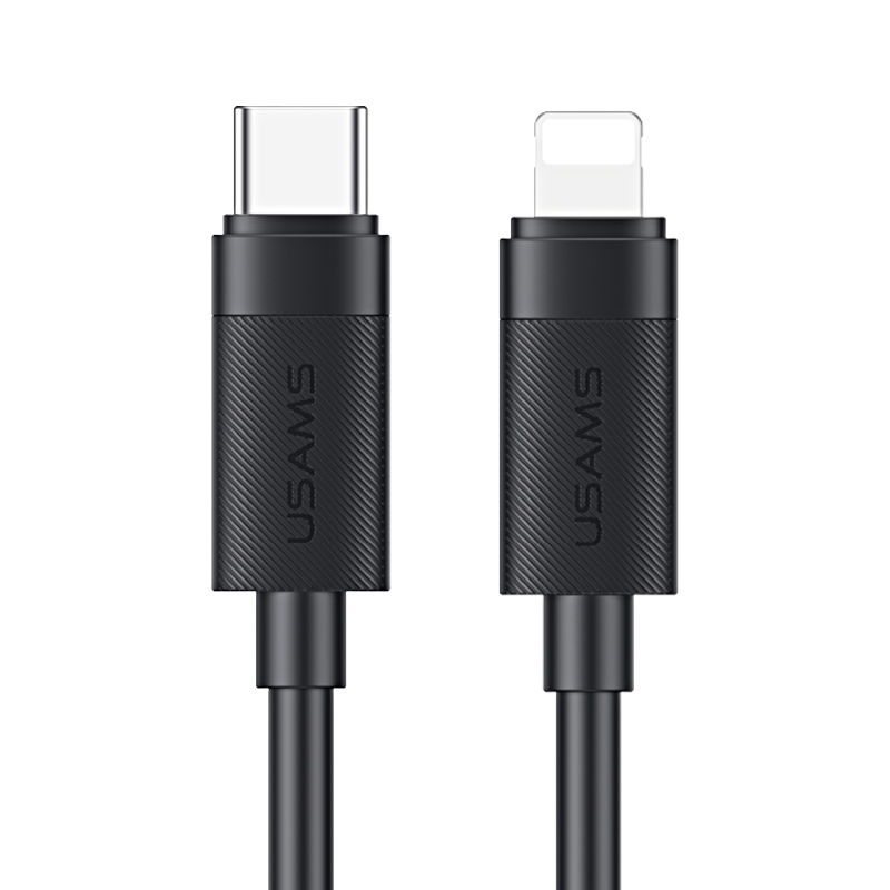 SJ781 U94 30W USB-C to iP Fast Charging & Data Cable (SJ781USB01 Black – USAMS)