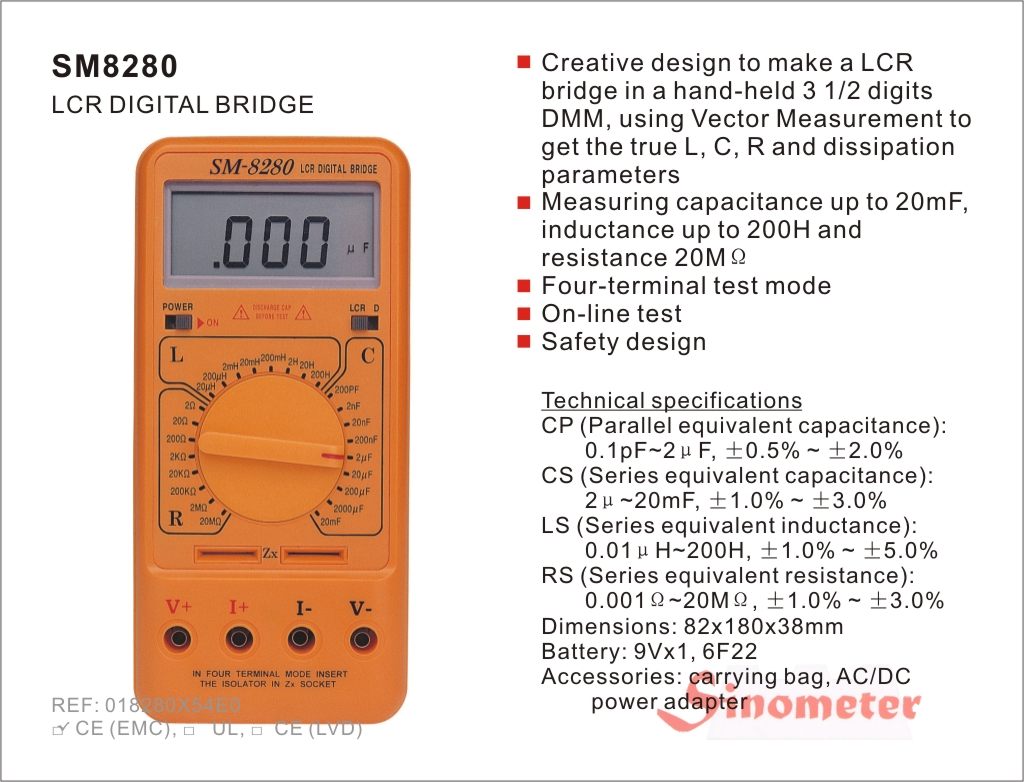 Мультиметр LCR-метр SE8280 Мультиметр LCR-метр SE8280