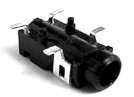 ST-18D-L30-00-02 (стерео гніздо SMD на п/п під D = 2,5мм) ST-18D-L30-00-02 (стерео гніздо SMD на п/п під D = 2,5мм)