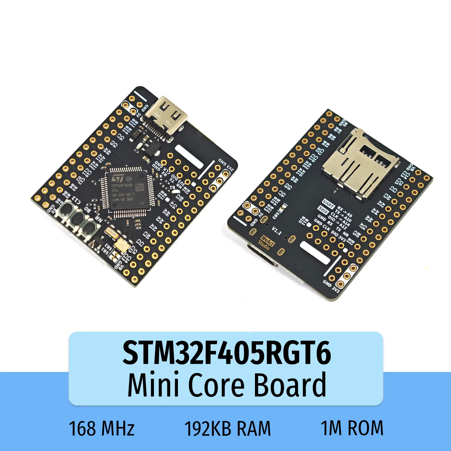 Налагоджувальна плата STM32F405RGT6