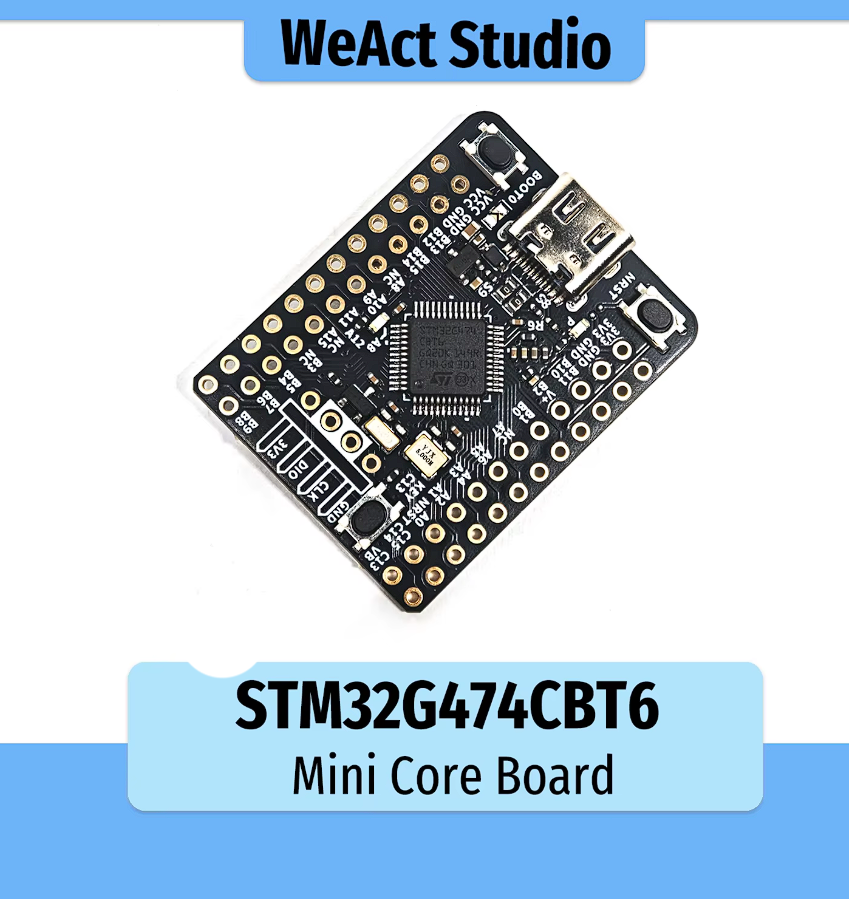 Налагоджувальна плата STM32G474CBT6 (WeAct Studio) Налагоджувальна плата STM32G474CBT6 (WeAct Studio)