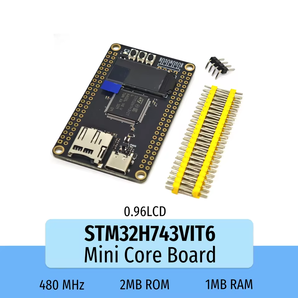 Налагоджувальна плата STM32H743 із LCD
