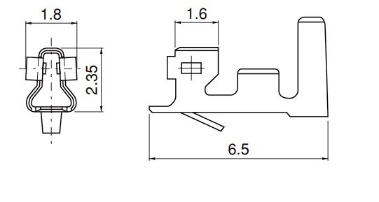 SXH-001T-P0.6N (контакт)